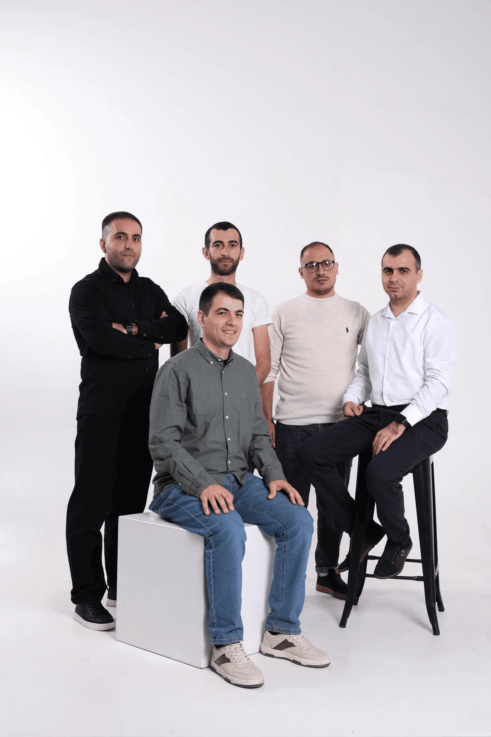 Shiftr colleagues together in a group portrait