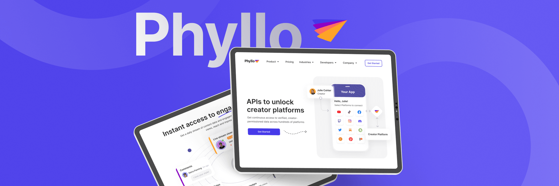 Phyllo creator data platform interface